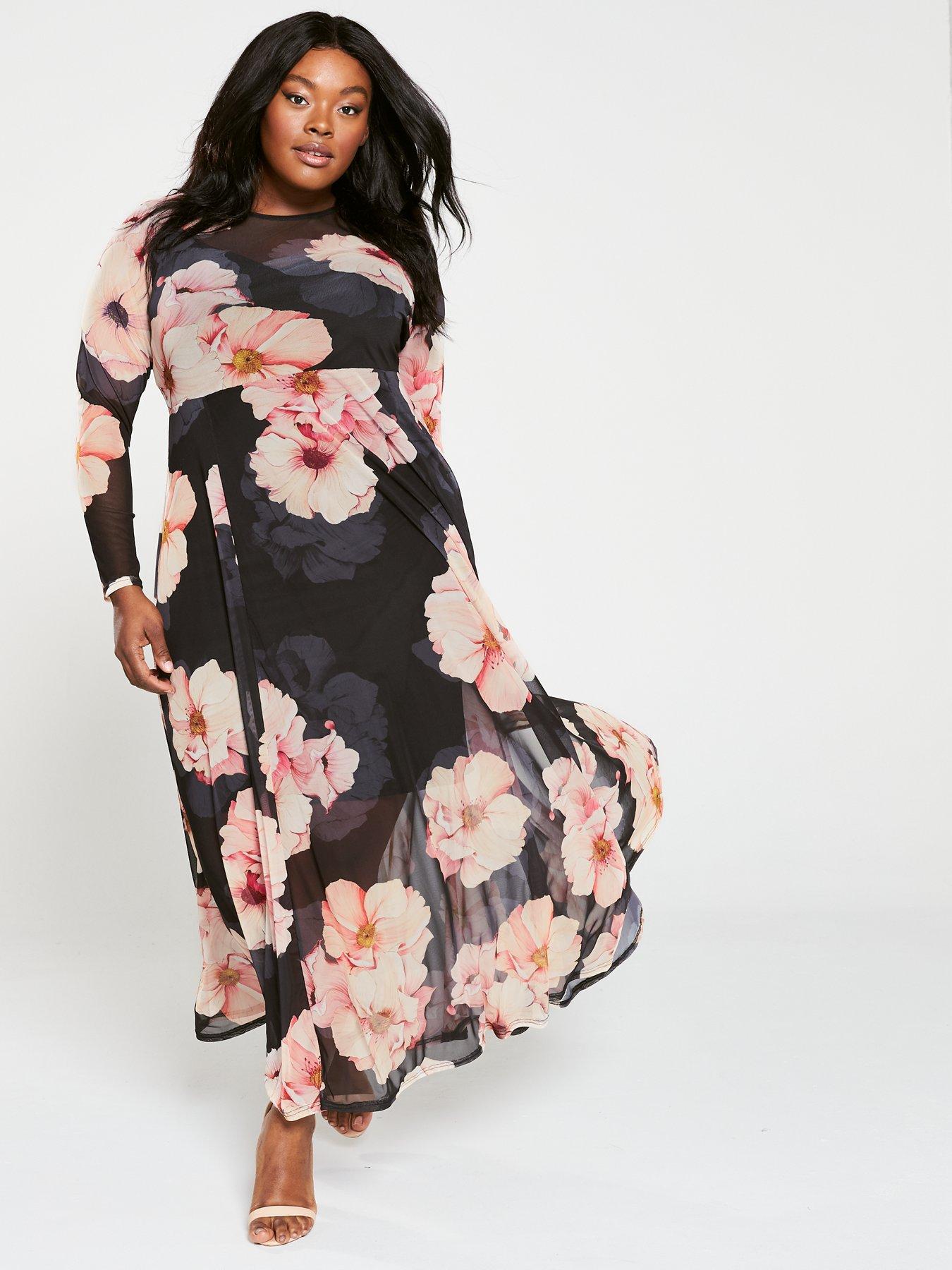 Hawaiian Tropical Maxi Dress Bridesmaid